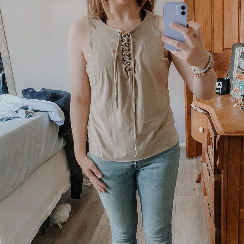 Lace Up Tank